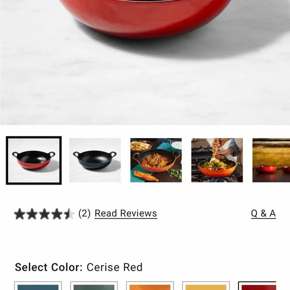 Le Creuset Enameled Cast Iron Round Balti Dish, 3-Qt. - Picture 5 of 5